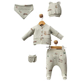 Pack naissance Race Bear 5 pcs coton épais